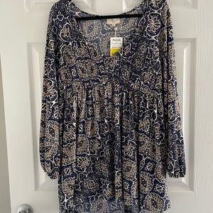 NWT Melloday Tunic top